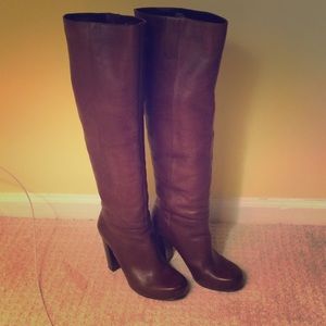 Nine West knee-high leather boots